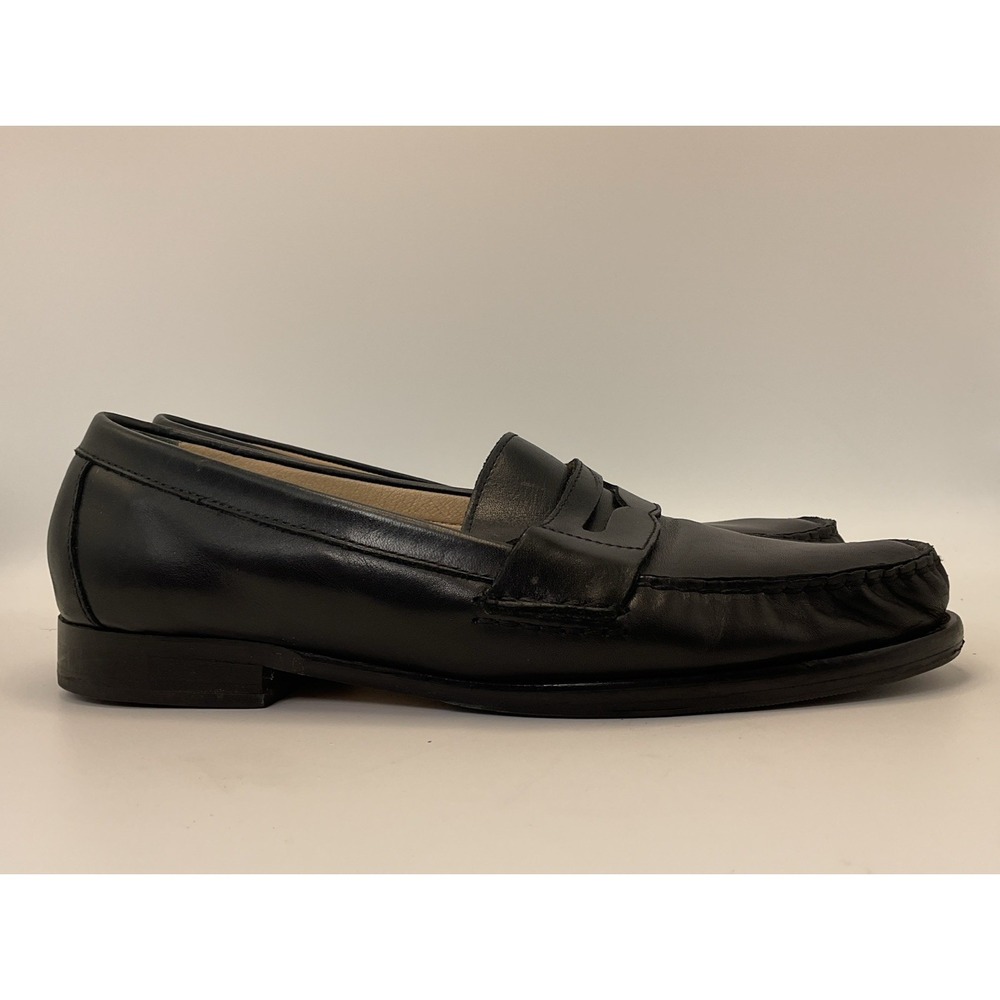 Cole Haan Women's Black Soft Leather Penny Loafer Shoes Size 9B Preppy Academia